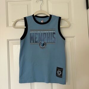 Youth Memphis Basketball Jersey - Light Blue